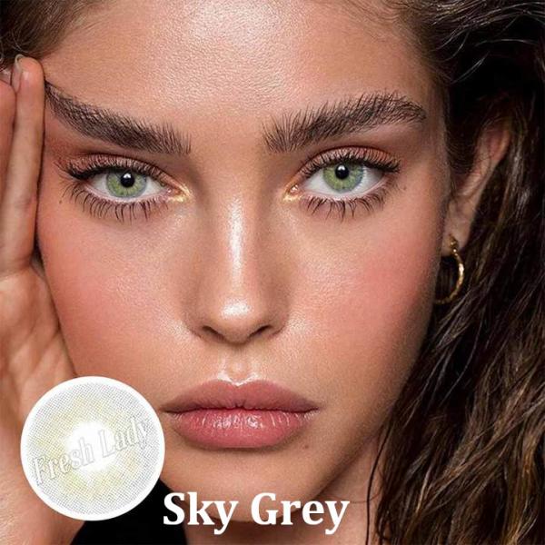 φακοι επαφησ με χρωμα Sky Grey