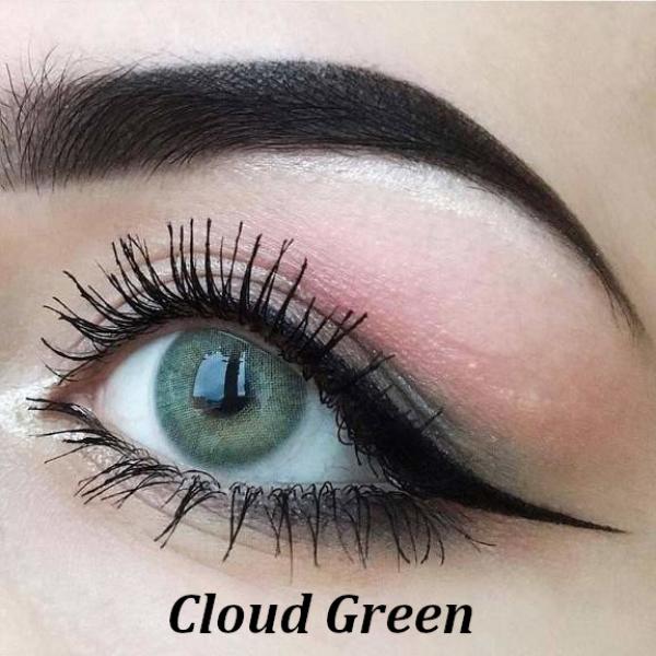 Cloud Green - Φακοί επαφής με χρώμα και βαθμούς μυωπίας
