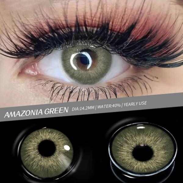 Amazonia Green - Φακοί επαφής με χρώμα