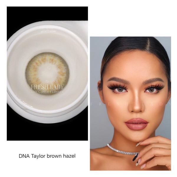 DNA Taylor brown hazel - Φακοί επαφής με χρώμα και βαθμούς μυωπίας 