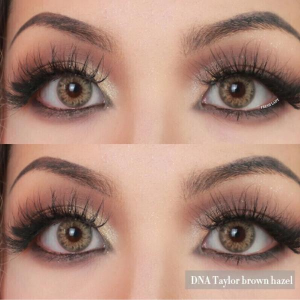 DNA Taylor brown hazel - Φακοί επαφής με χρώμα και βαθμούς μυωπίας