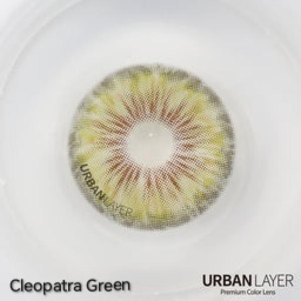 Cleopatra green έγχρωμοι φακοί επαφής 
