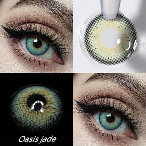 Έγχρωμοι φακοί επαφης Oasis jade 